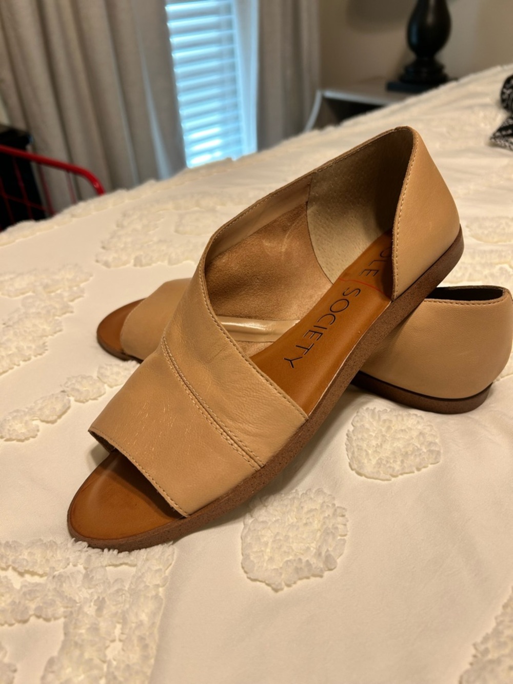 Sole Society Beige Open-Toe D'Orsay Sandals - Picture 3 of 6
